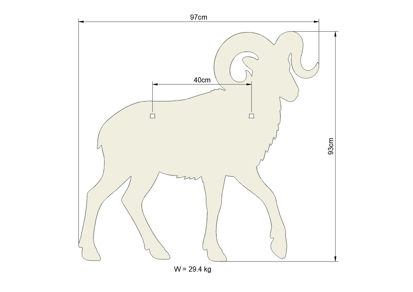 Dall Sheep Walking