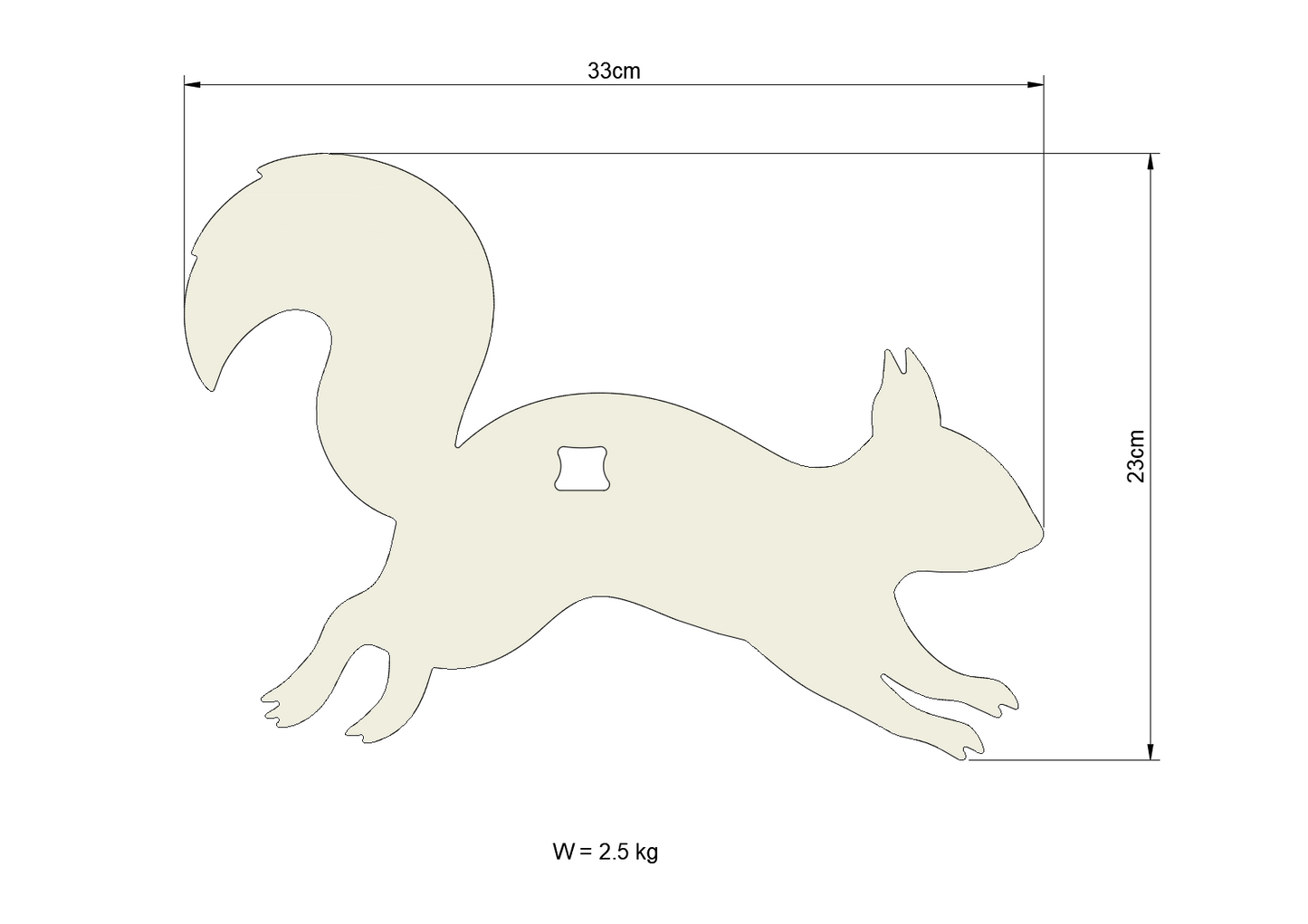 Squirrel Running