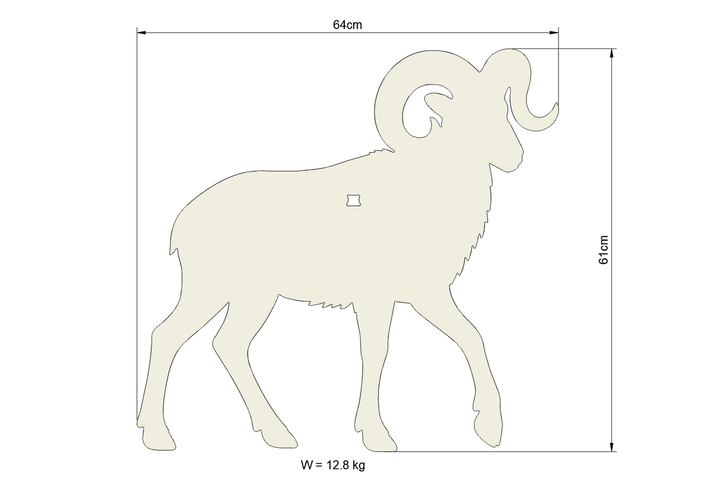 Dall Sheep Walking