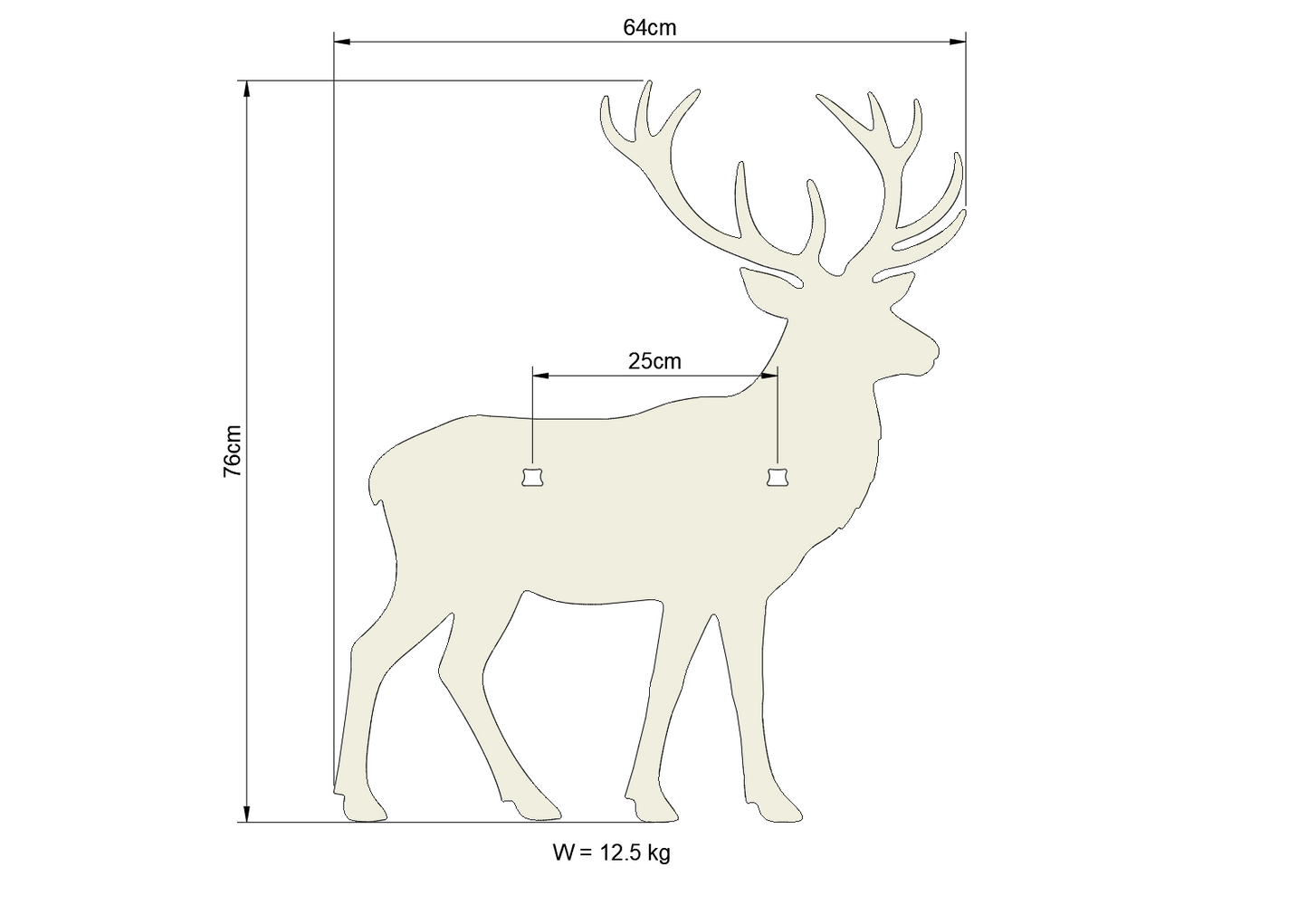 Full Buck Walking