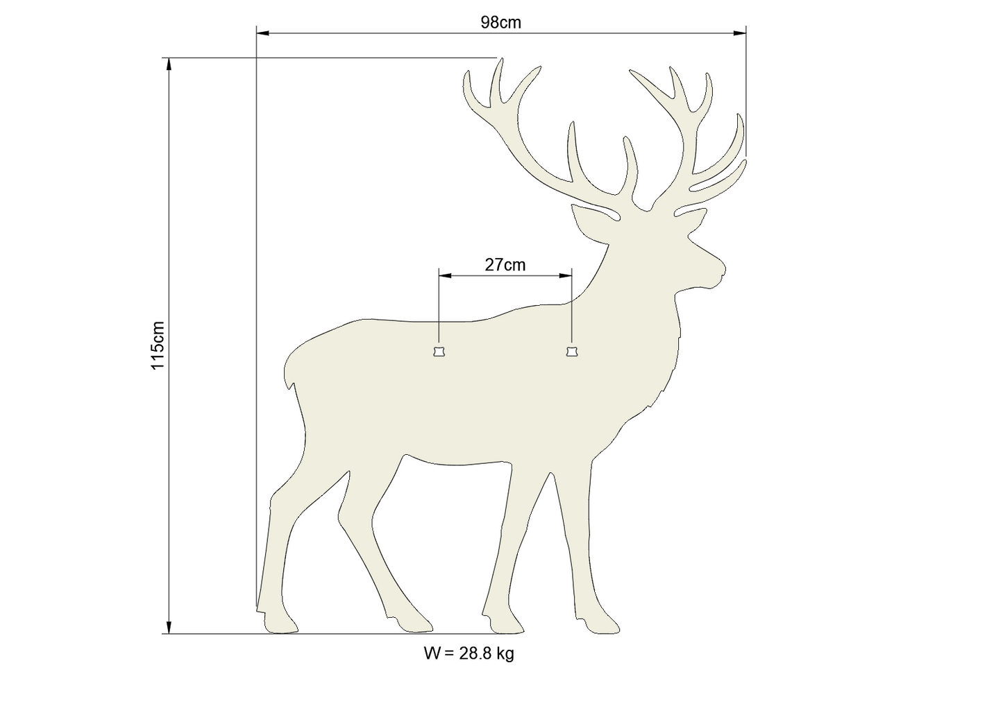 Full Buck Walking