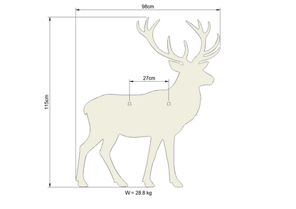Full Buck Walking